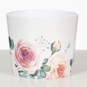 Кашпо керамическое Scheurich 870 декор Альбертине D12 H10