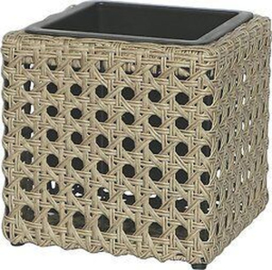 Горшок пластик плетеный D27,5 H27,5 см