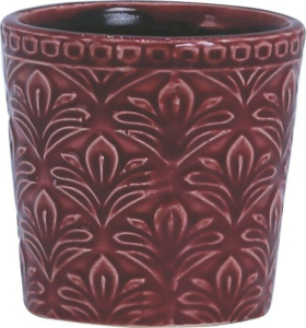 Горшок керамика красный D7 H7 см