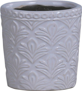 Горшок керамика кремовый D7 H7 см