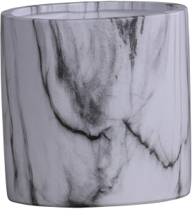 Горшок керамика белый D15 H15 см 801522