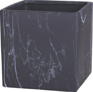 Горшок керамика белый D15 H15 см 801523