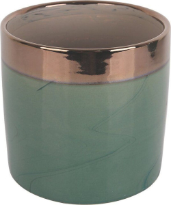 Горшок керамика зеленый D13,5 H13 см