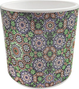 Горшок керамика микс D12 H11,5 см 801385