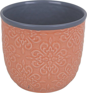 Горшок керамика оранжевый D16,5 H15 см