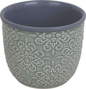 Горшок керамика зеленый D13 H11 см