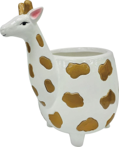 Горшок керамика олень 16x12x19 см