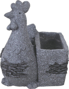 Горшок декоративная Курица 30x23x30 см