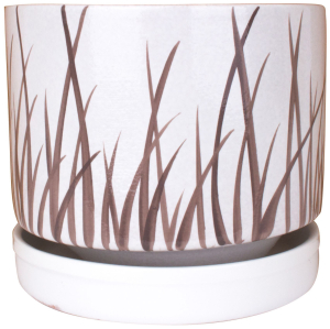 Горшок Имперета d15 см керамический белый