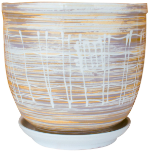 Горшок Прованс d15,6 см керамический бежевый