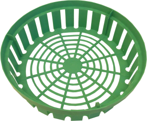 Корзина ГазонCity 30 см пластик зеленый внутренний контейнер для земли