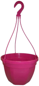 Горшок ГазонCity Octo d23 см 3,9 л полипропиленовый фуксия с поддоном