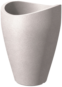 Горшок Scheurich Wave Globe High 254 d40 см пластиковый серый