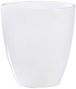 Кашпо Scheurich Spirit 620 d15 см керамическое белое