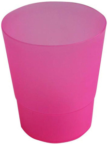 Кашпо Prosperplast Coubi d12,5 см 1,1 л полипропиленовое розовое