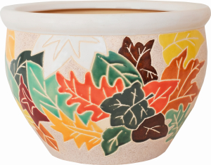 Горшок Микс 6 d15 см h10 см керамический цвета в ассотртименте