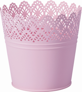 Кашпо d15 см h14 см металлическое в ассортименте