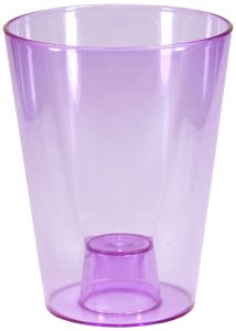 Кашпо Plast Avenue ЛаВанда d12,5 см 1,2 л полистирольное фиолетовое