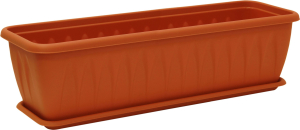 Ящик балконный IDEA Алиция 60 см полипропилен терракот