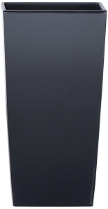 Кашпо Prosperplast Urbi 14х14х26,5 см 2 л полипропиленовое антрацитное