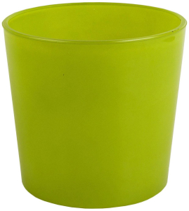 Кашпо NiNaGlass Влада d17 h16 см 2 л стеклянное светло-зеленое
