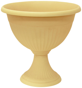 Кашпо-вазон IDEA Ливия d31 см полипропиленовый белый