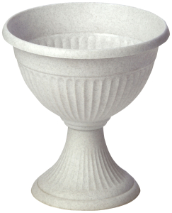 Кашпо-вазон IDEA Ливия d37 см полипропиленовый мраморный