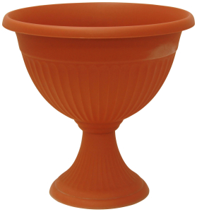 Кашпо-вазон IDEA Ливия d37 см полипропиленовый терракотовый