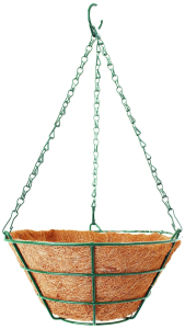 Кашпо GARDEN SHOW Усеченый конус d25 см металлическое коричневое