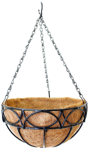 Кашпо GARDEN SHOW Сфера d25 см металлическое коричневое