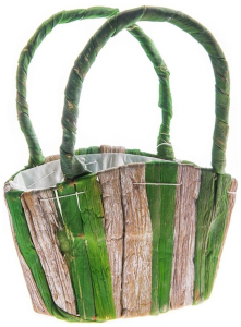 Корзина-сумка Азалия Декор 16,5х8,5 см ротанг в ассортименте