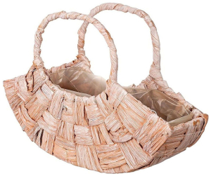 Корзина-сумка Азалия Декор d31 см ротанг в ассортименте