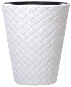 Кашпо Prosperplast Matuba d40 см 18 л полипропиленовое белое