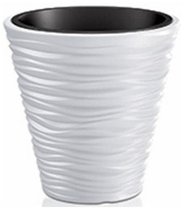 Кашпо Prosperplast Send d38,8 см 18 л полипропиленовое белое
