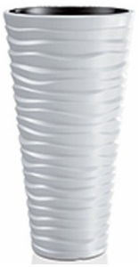 Кашпо Prosperplast Send Slim d40 см 18 л полипропиленовое белое