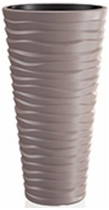 Кашпо Prosperplast Send Slim d40 см 18 л полипропиленовое мокко