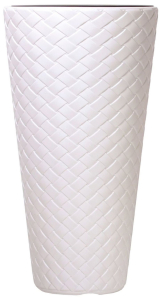Кашпо Prosperplast Matuba slim d30 см 8 л полипропиленовое белое