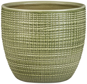 Кашпо Scheurich Corteza 866 d19 см керамическое зеленое