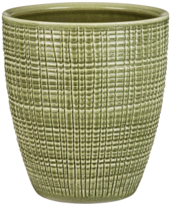 Кашпо Scheurich Corteza 667 d13 см керамическое зеленое