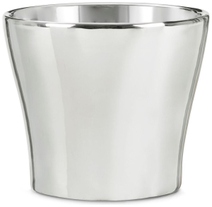 Кашпо Scheurich Mirror Silver Tour 808 d13 см керамическое серебряное