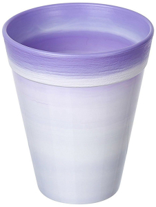 Кашпо Азалия Декор d9 см 0,35 л полипропиленовое сиреневое