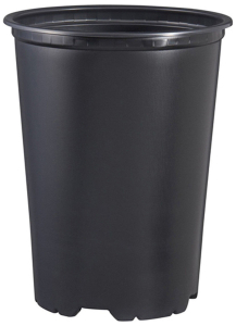 Горшок ГазонCity d12 см 2 л полипропиленовый черный