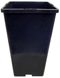 Горшок ГазонCity 12х12х20 см 2 л полипропиленовый черный