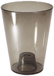 Кашпо Plast Avenue ЛаВанда d12,5 см полипропиленовое серое