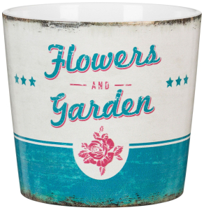 Кашпо Scheurich цветник d11 см керамическое белое