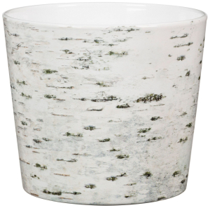 Кашпо Scheurich d18 см керамическое светло-серое