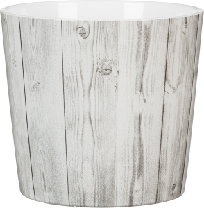 Кашпо Scheurich d13 см керамическое серое