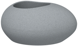 Горшок Scheurich Wave Globe High d23 см пластиковый серый