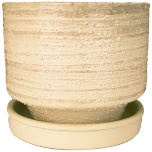 Горшок Песочный d11 см керамический бежевый