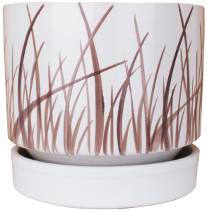 Горшок Имперета d19 см керамический белый